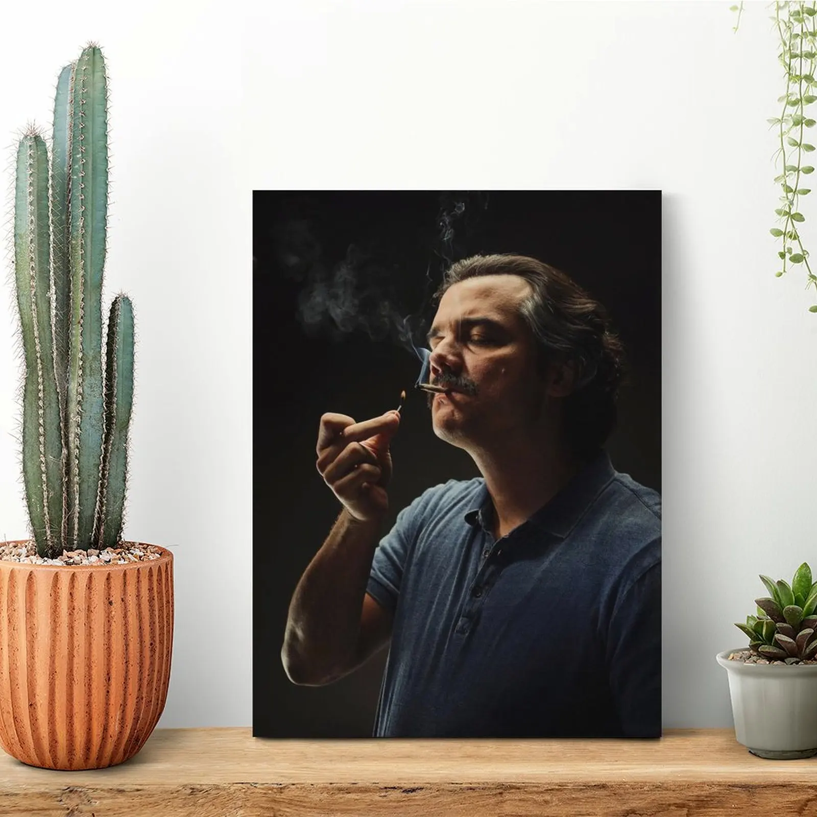 

Pablo Escobar Canvas Painting Poster s Design Pub Customize Printing Cave Kitchen Framed Wall Paintings