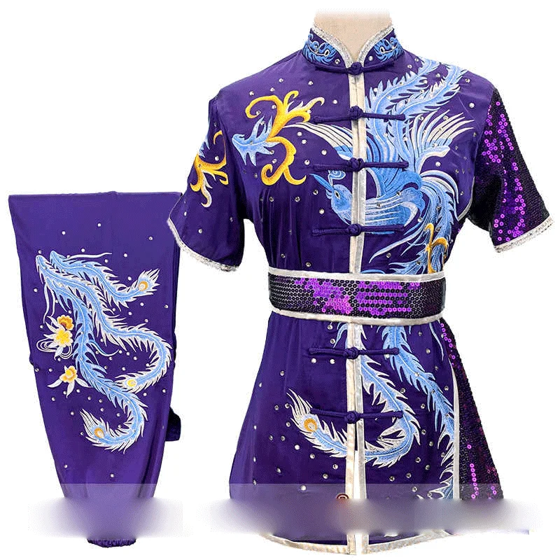 Han Cui tailor-made children's adult long fist martial arts competition competition performance routine martial arts costume tra