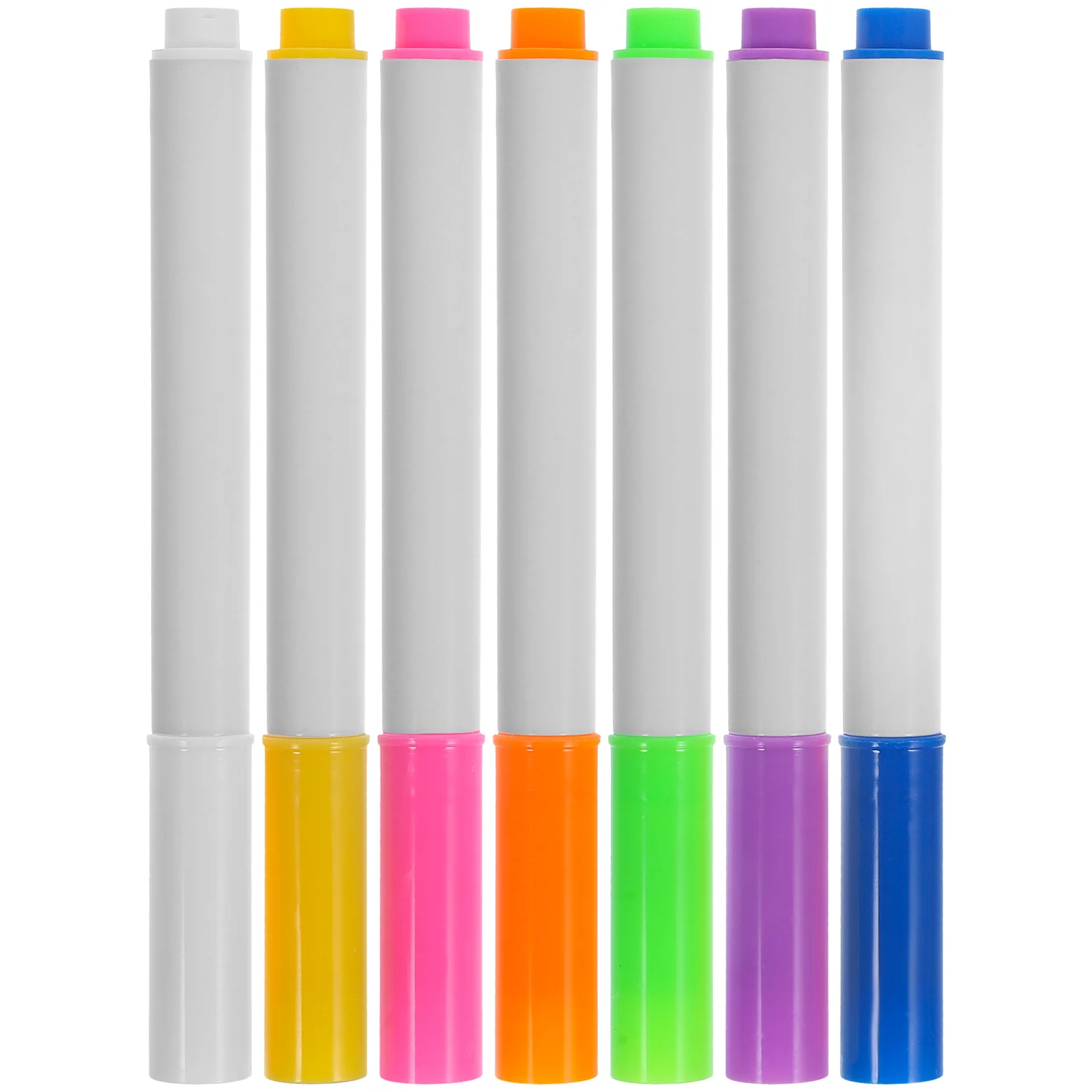 

7 Pcs Dry Erase Markers Whiteboard Fine Tip White Board Marker Pens Plastic Grip For School Office Writing Drawing Multi Color