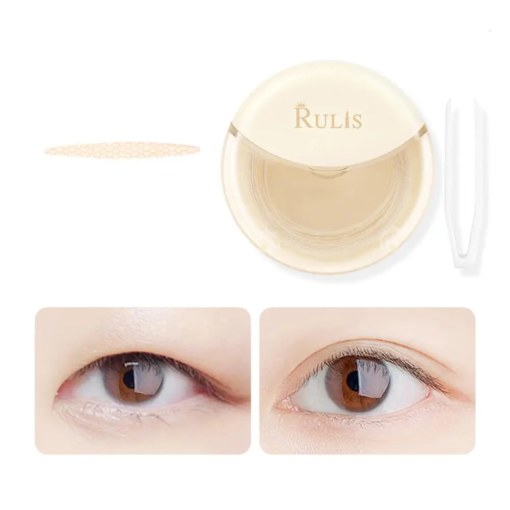 Doppeltes Augenlid band unsichtbares doppeltes Augenlid selbst klebende Aufkleber Spitze Eye Lift Strip Gaze Mesh-Lace Tape Eye Tape Tool