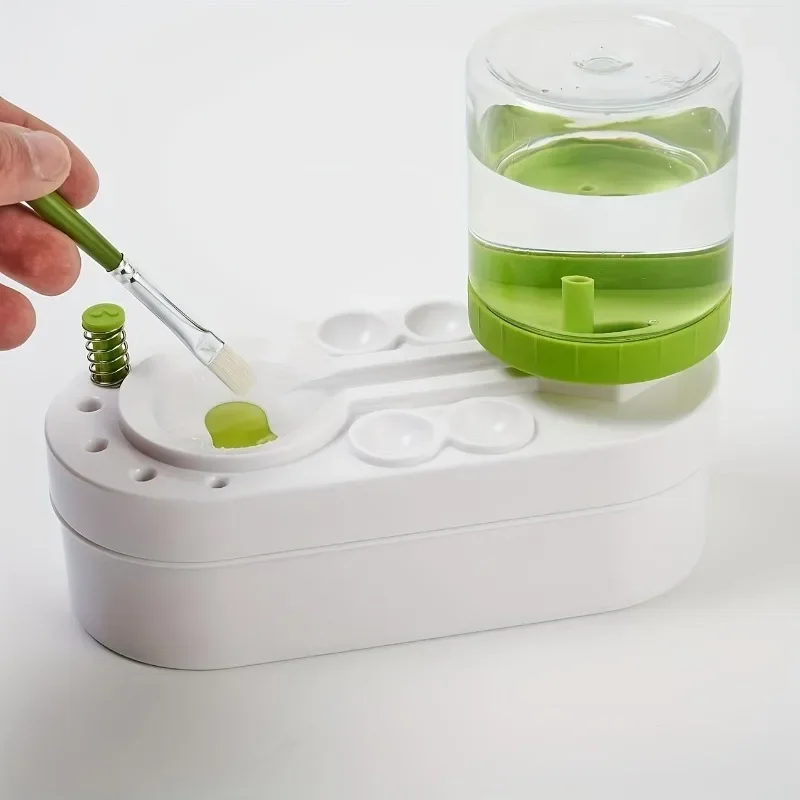 Paint Brush Cleaner Machine-Art Tool Washer with Water Circulation System for Gouache Watercolor Brushes (Student & Artist Use)