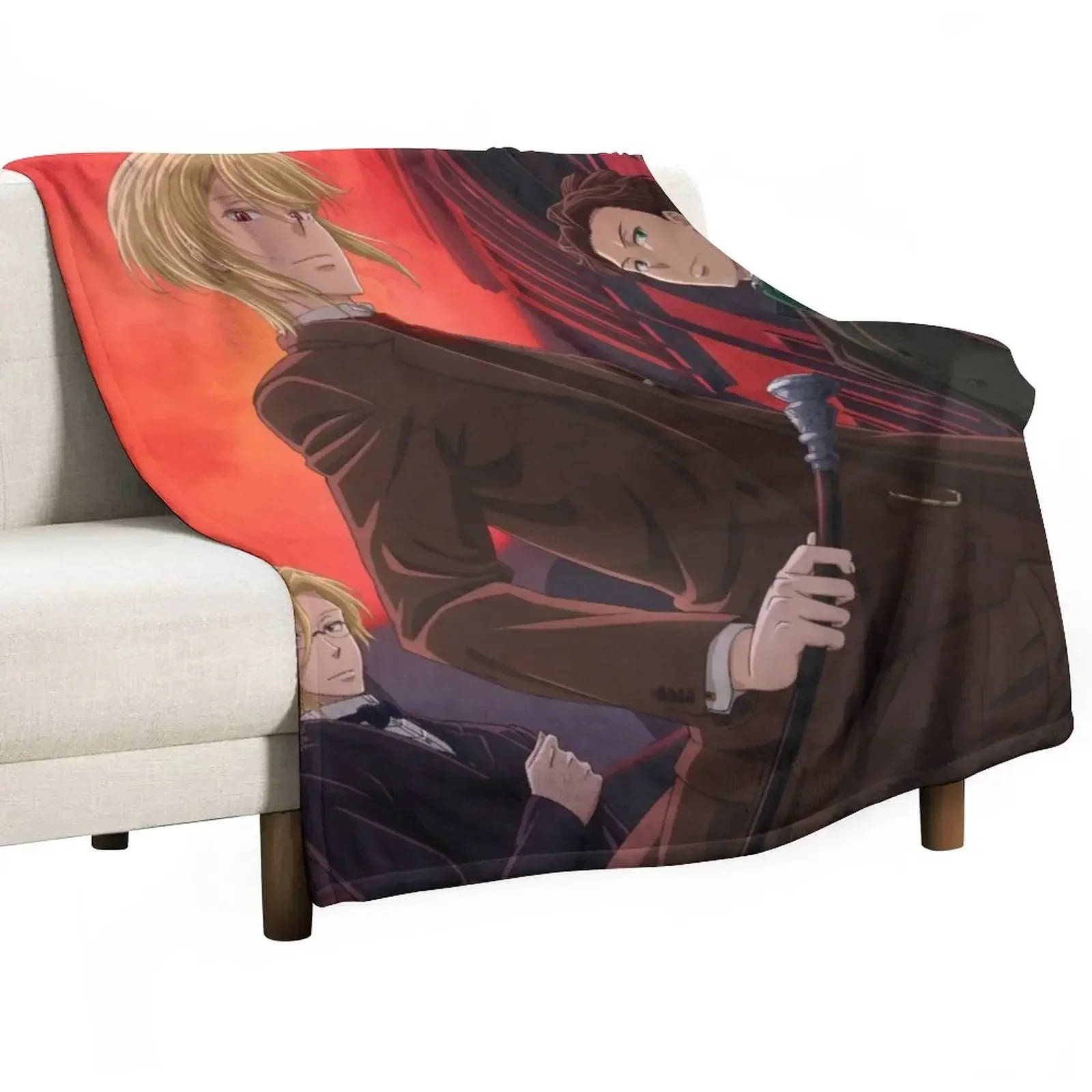 Moriarty the Patriot Anime Throw Blanket decorative Single Soft Plaid Luxury Blankets