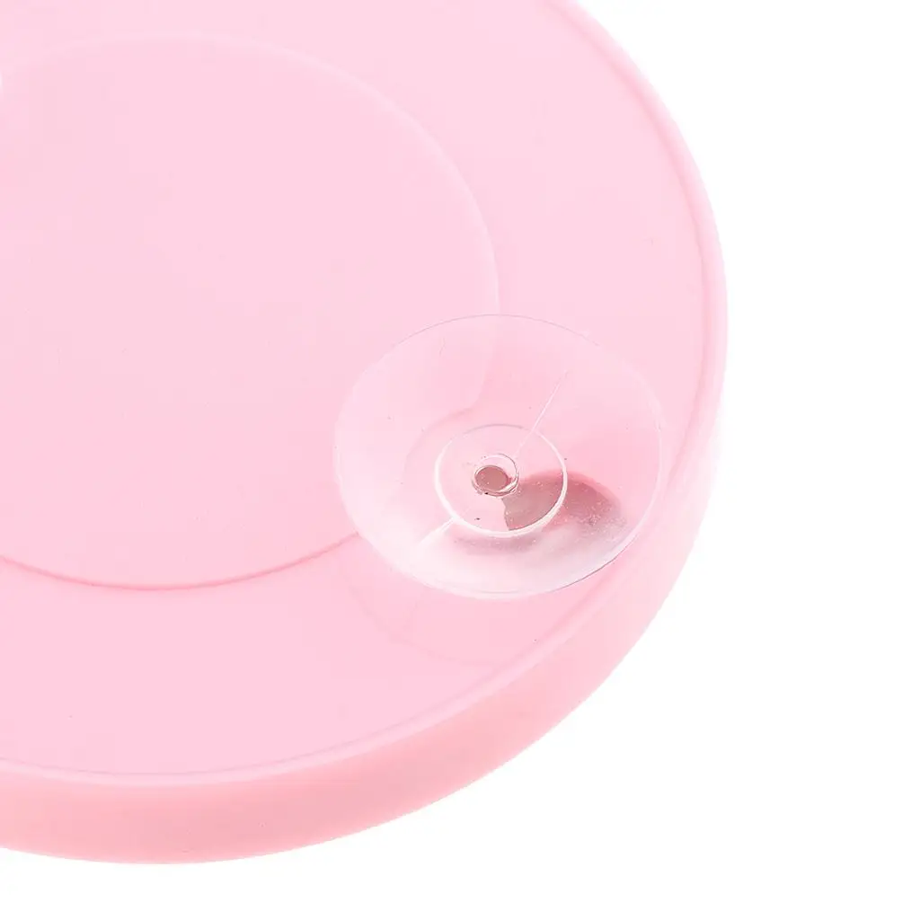 2pcs espelho de ampliação 5X com 2 ventosas para aplicação de maquiagem/sobrancelha