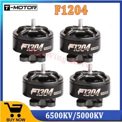 T-MOTOR F1204 1204 6500KV 5000KV 2-3S UltraLight Micro Brushless Motor for 2.5inch 3inch Toothpick Cinewhoop RC FPV Racing Drone