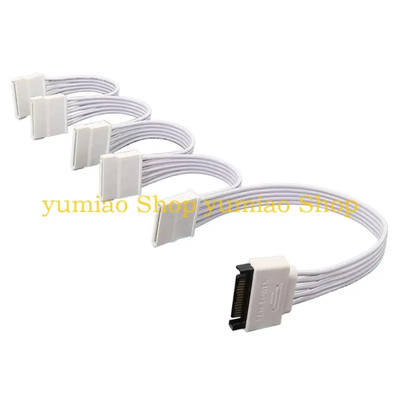 

Удлинительный кабель питания 587B 15-контактный разъем «папа» на 5 «мама» для устройств с несколькими жесткими дисками SSD