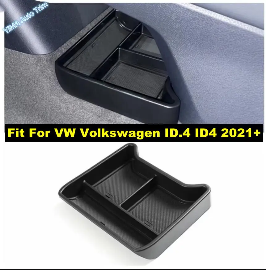 

Car Center Console Armrest Storage Box Trims Tray Interior Organizer Accessories For VW Volkswagen ID.4 ID4 2021 2022 2023 2024