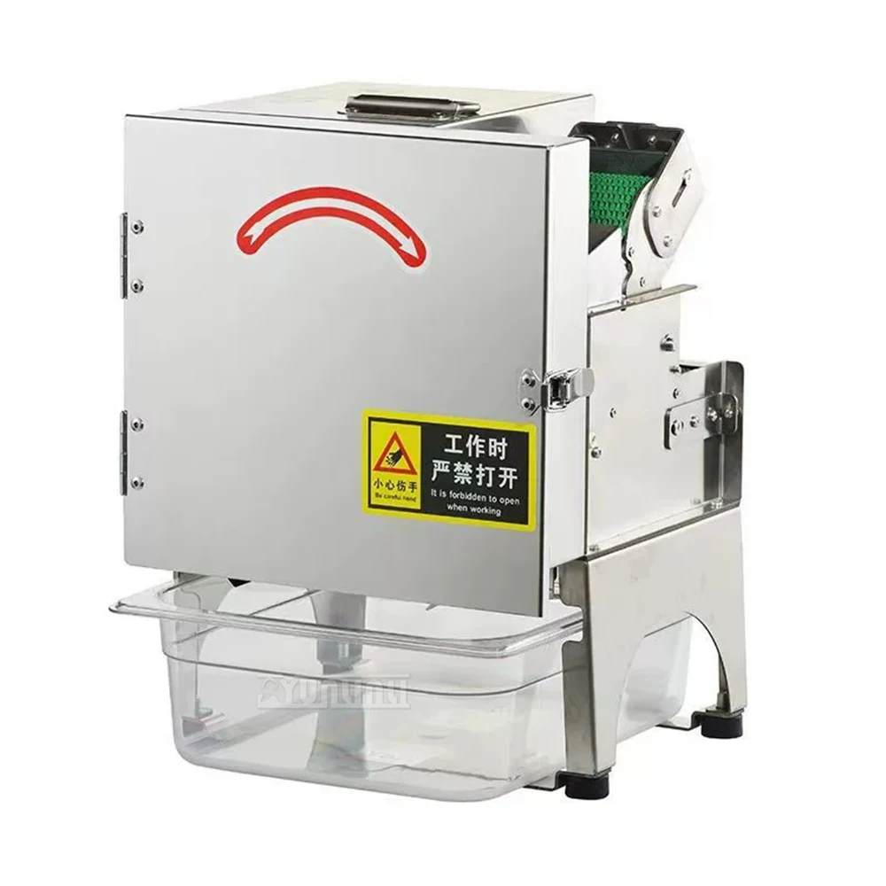 قطاعة الخضار الكهربائية قطاعة الفلفل الحار الأوتوماتيكية بالكامل أدوات البصل الأخضر التجارية