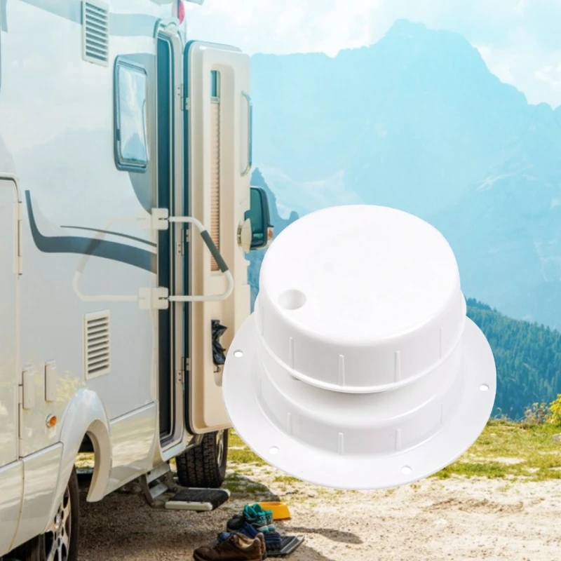 RV Plumbing Vent Cap Roof Cover for Trailer Camper Motorhome 1 to 2 3/8\'\' Roof Sewer Vent Cover Replacement RV Accessory D7YA