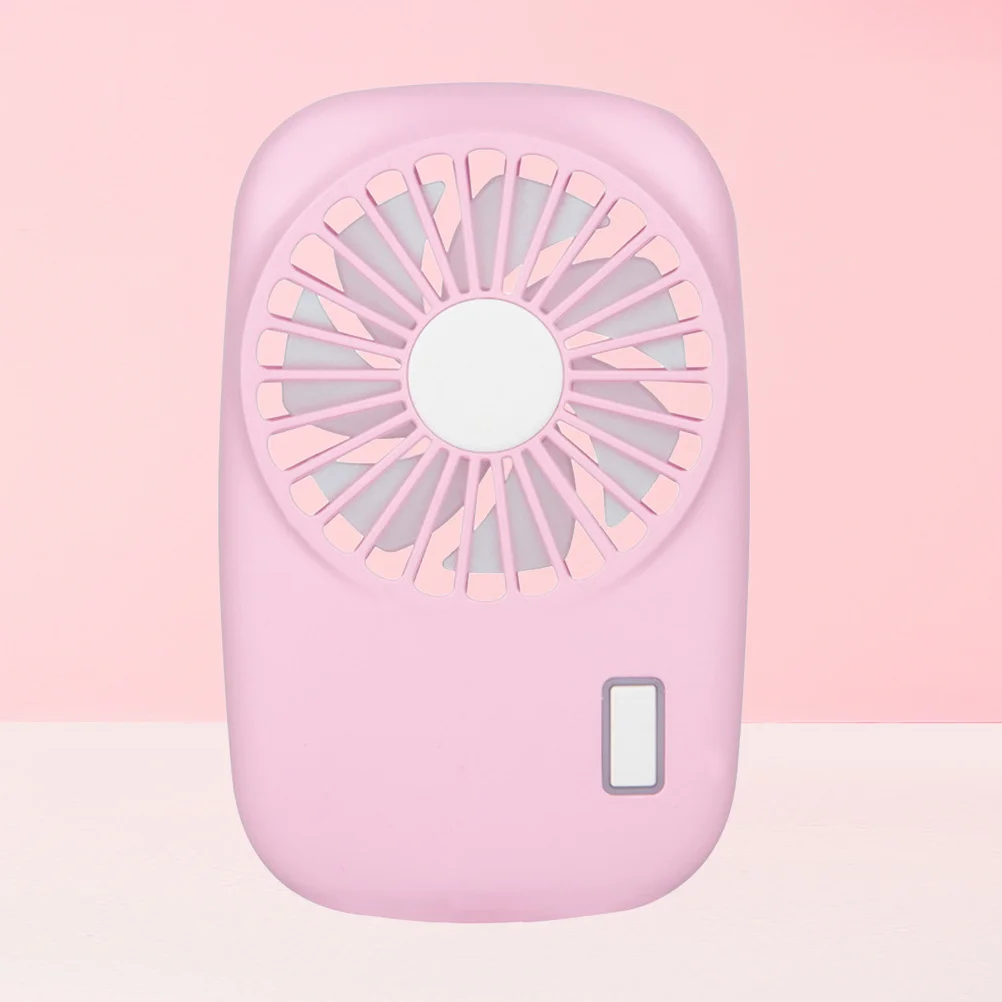 

Lightweight Mini Fan 2 Modes Adjustable USB Rechargeable for Home Office Travel Camping Pink Lightweight Fan Rechargeable Fans