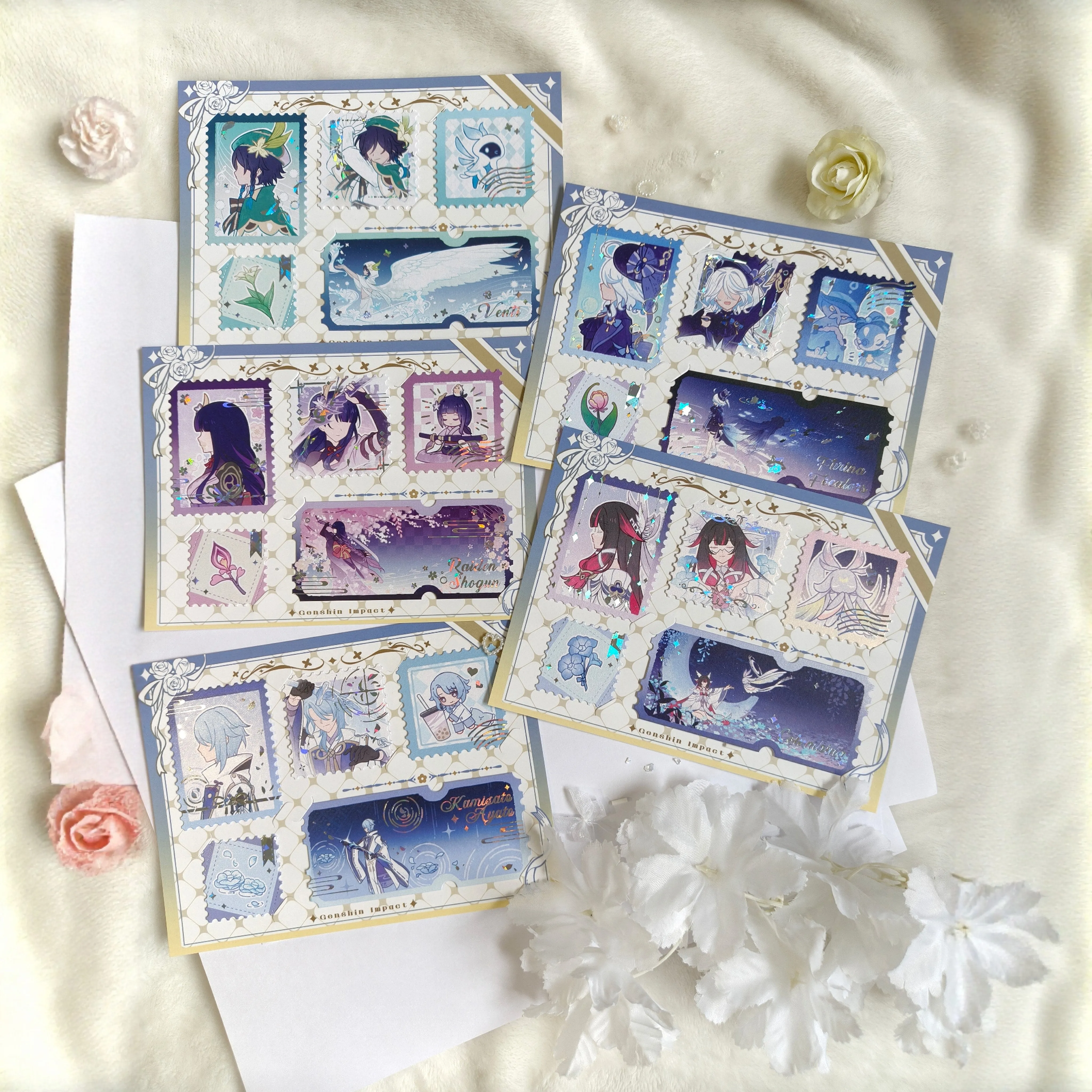 Set di Timbri Commemorativi Ho - Cosplay Anime Yae Miko recensione e prezzo