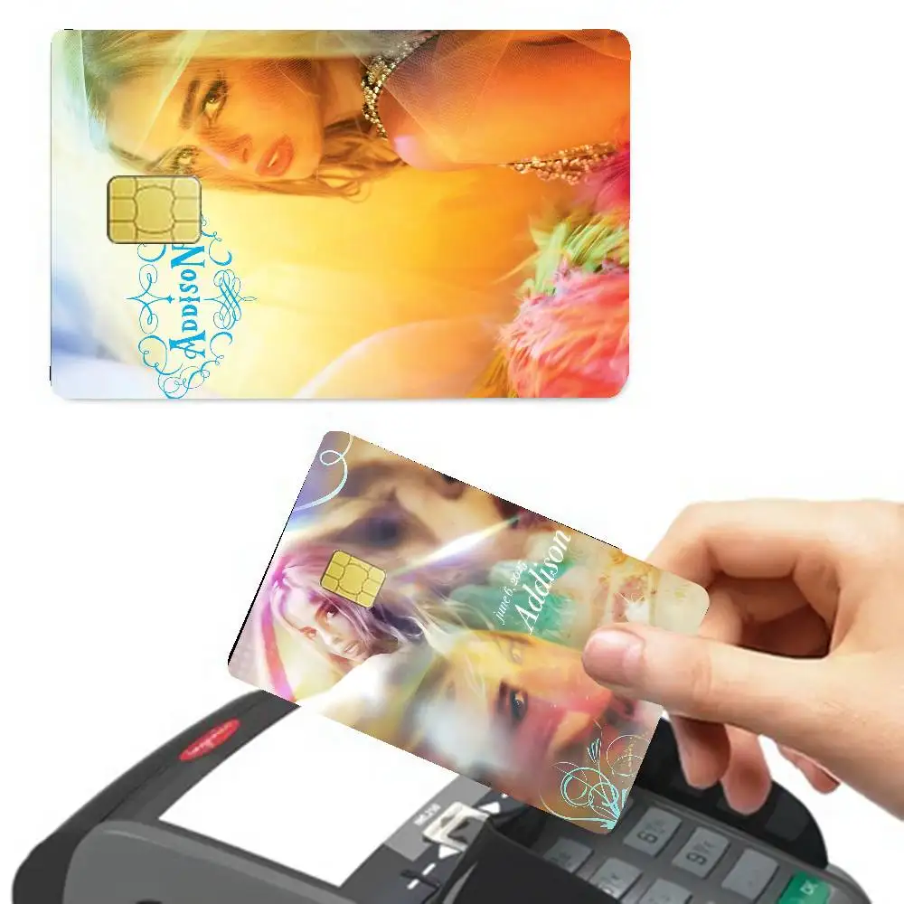 العصرية البوب المغني أديسون راي 'Diet Pepsi' جديد ألبوم Muisc أنيمي ملصق فيلم غطاء الجلد لبطاقة الائتمان بطاقة الخصم البنك الجبهة #5