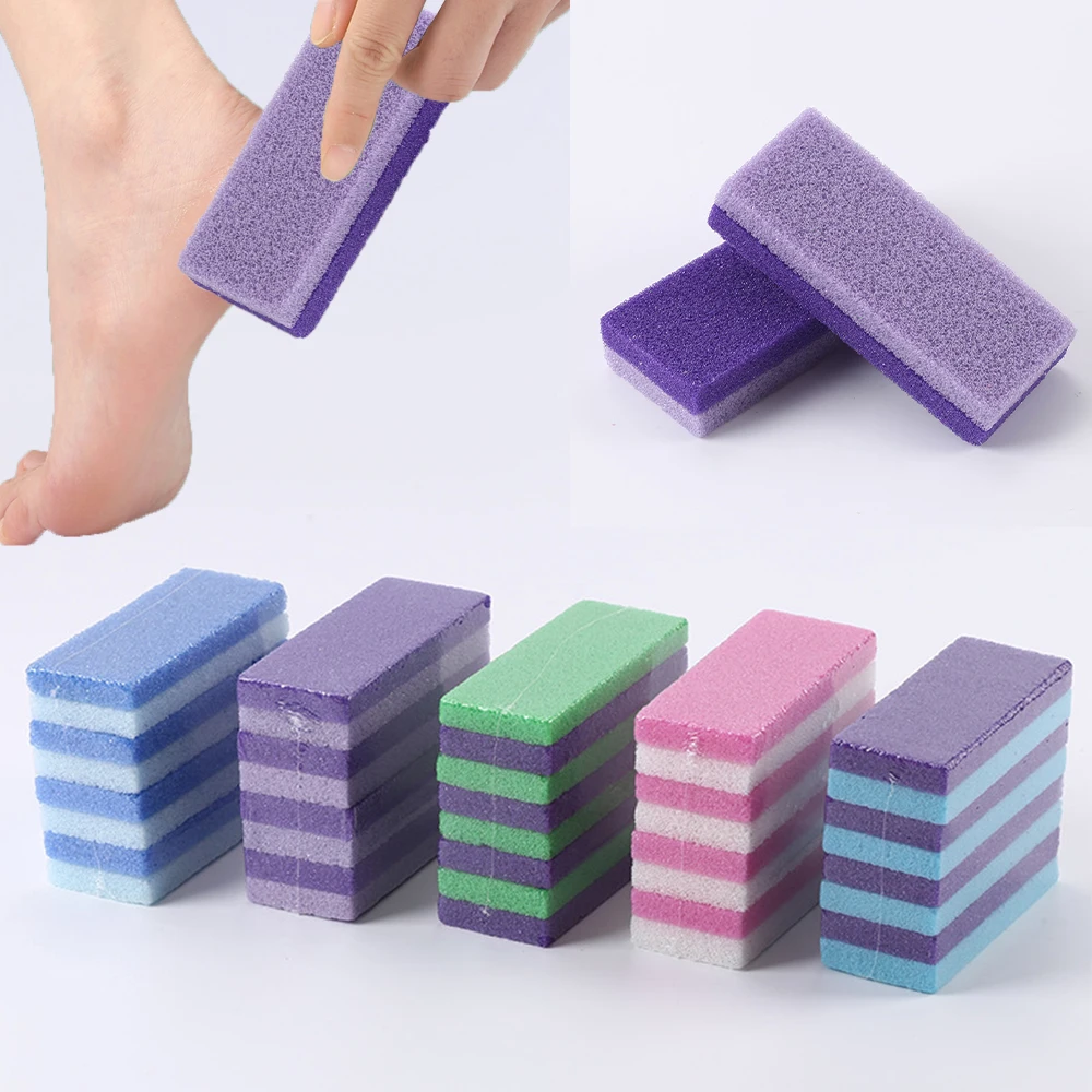 

2/4PCS Foot Pumice Stone Foot File Callus Dead Skin Remover Foot Heel Scrubber Smooth Feet In Seconds Pedicure Exfoliator Tool
