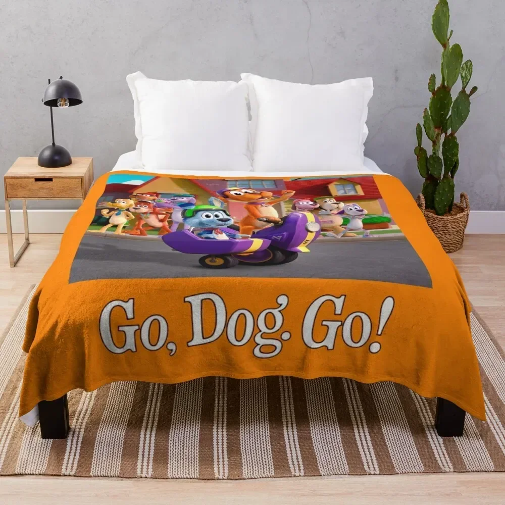 

Go, Dog. Go! Throw Blanket Summer For Sofa Thin Decorative Sofas Bed covers Blankets