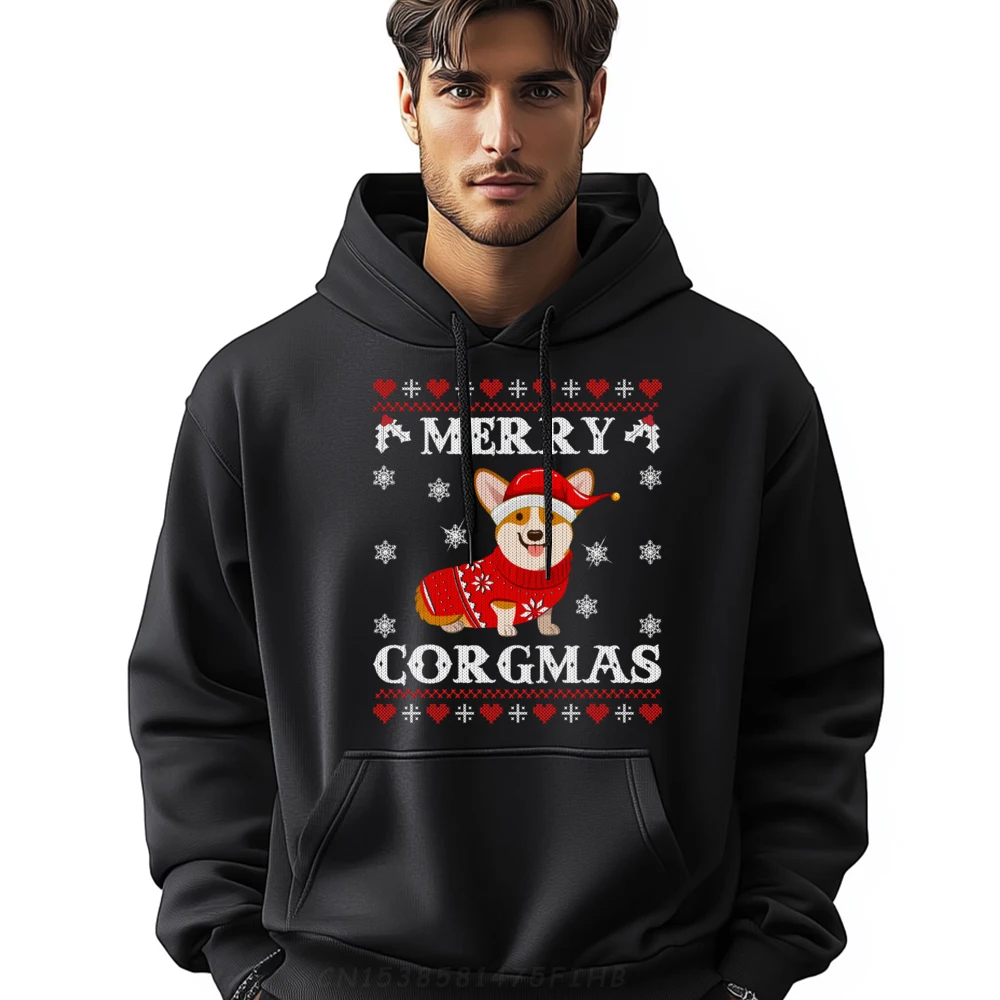 

Corgi Dog Merry Corgmas Santa Corgi Ugly Christmas Sweater Plus Size Men Clothing Free Shipping Clothes Aesthetic