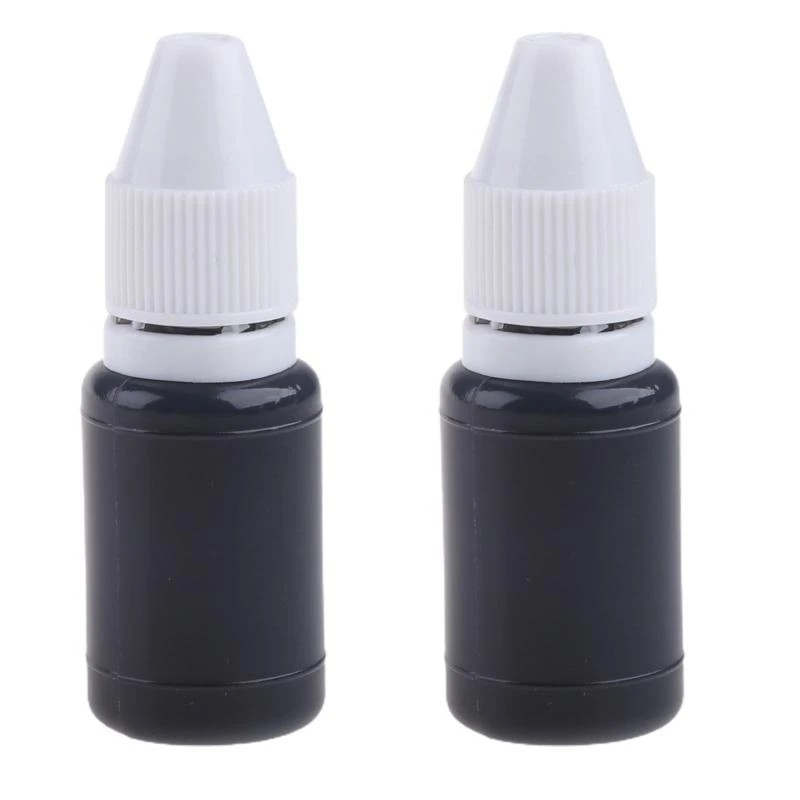 090F Premium 10 Black for Protection Stamp Refill Needle Tip Design Easy to Us
