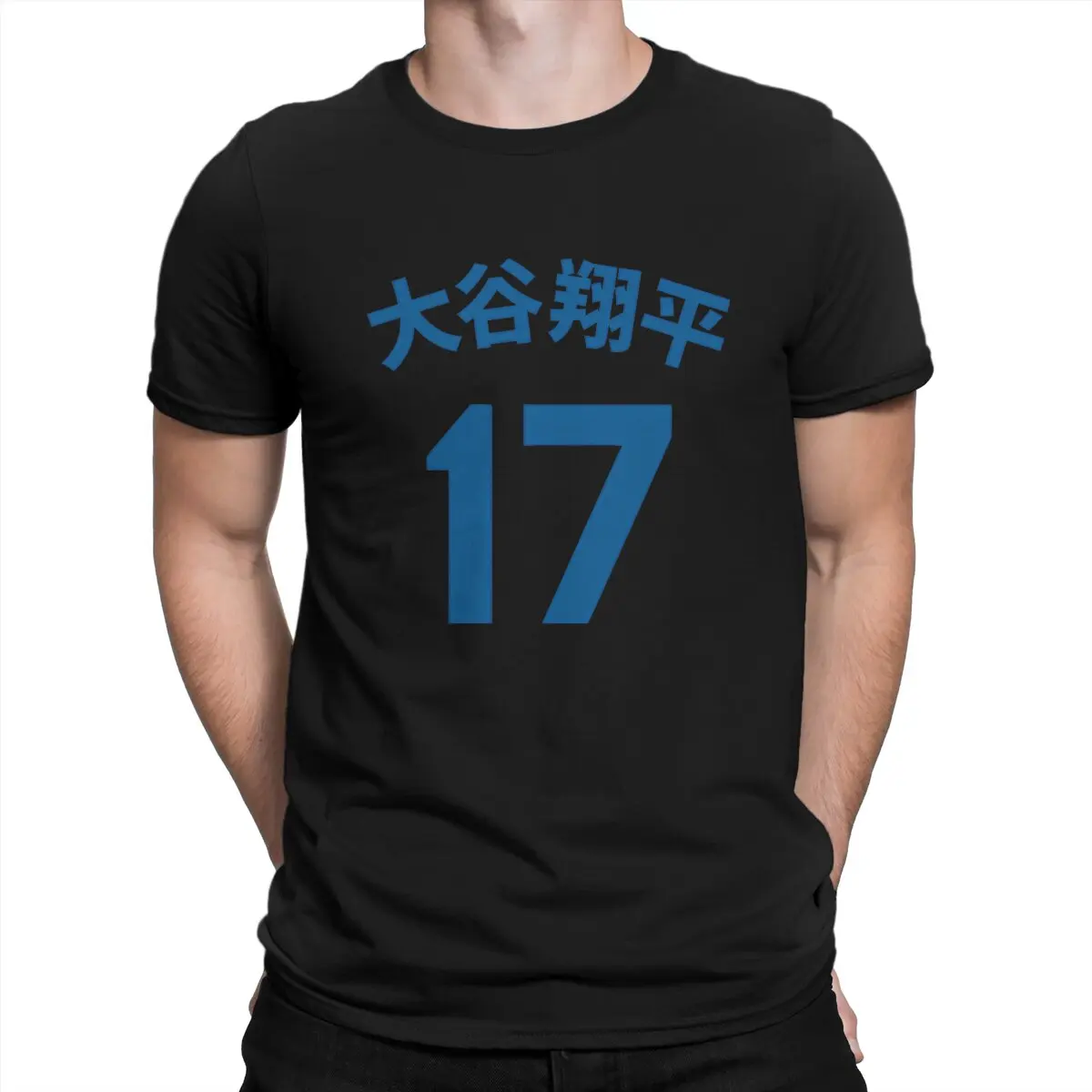 Men 17 T Shirt S-Shohei Ohtani Pure Cotton Clothing Crazy Short Sleeve Crewneck Tees Classic T-Shirt