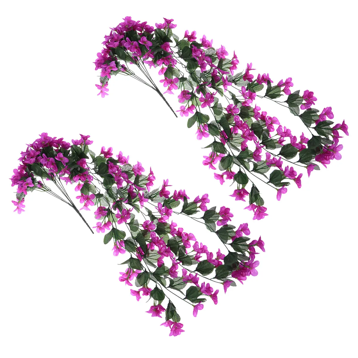 

2pcs Artificial Warm Plastic Flowers Decor Wedding Bouquet Table Setting Home Plastic Simulation Flowers Plants