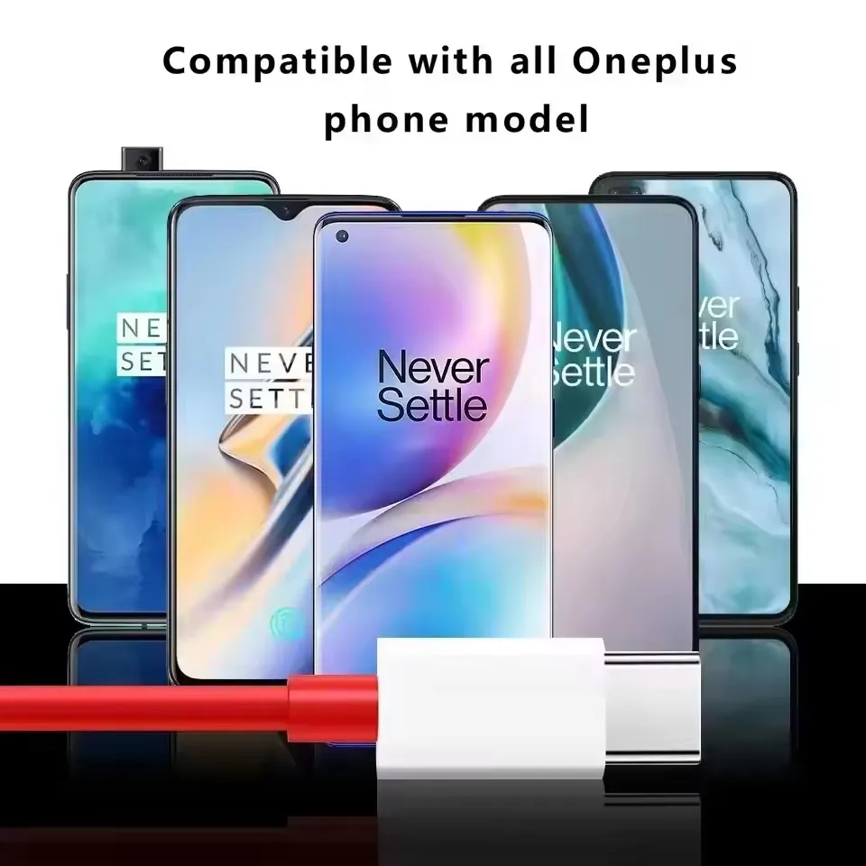 المزدوج نوع C 65 واط 100 واط 150 واط SuperVOOC شحن سريع USB-C كابل ل OnePlus 9 10 11 12 13 Nord 2T 3 N300 ACE 2 3 5 Pro OPPO realme #6