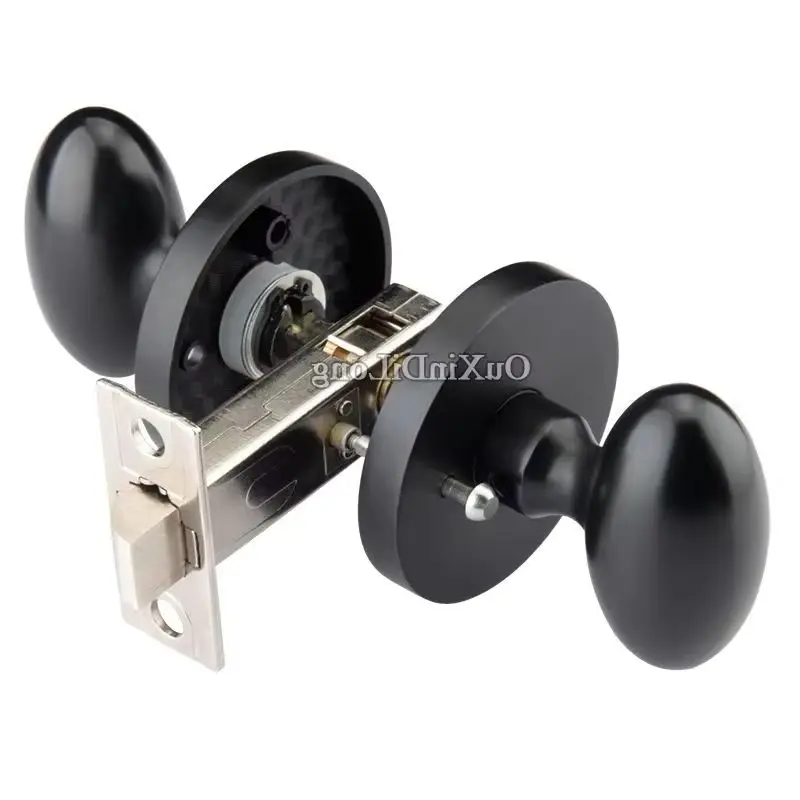 European Luxury Background Door Lock Interior Invisible Hidden Door Knobs Lock Bathroom Bedroom Entry Lock Keyless Handles Locks