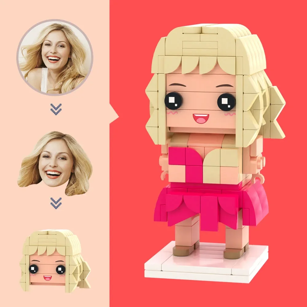 

Artistic People Character Brickfigures With Customization, Small Particle Structure, Creative Blocks Model Carnival Gift Choice.