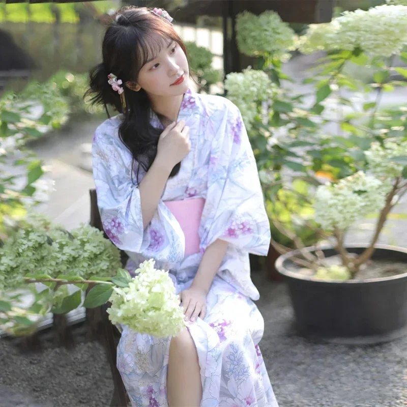 كيمونو Japonais Amelioré pour Femme، Peignoir de Style Mignon Kawaii، Photo de Voyage، Robe Sakura، Anime Cosplay، Nouvelle Co