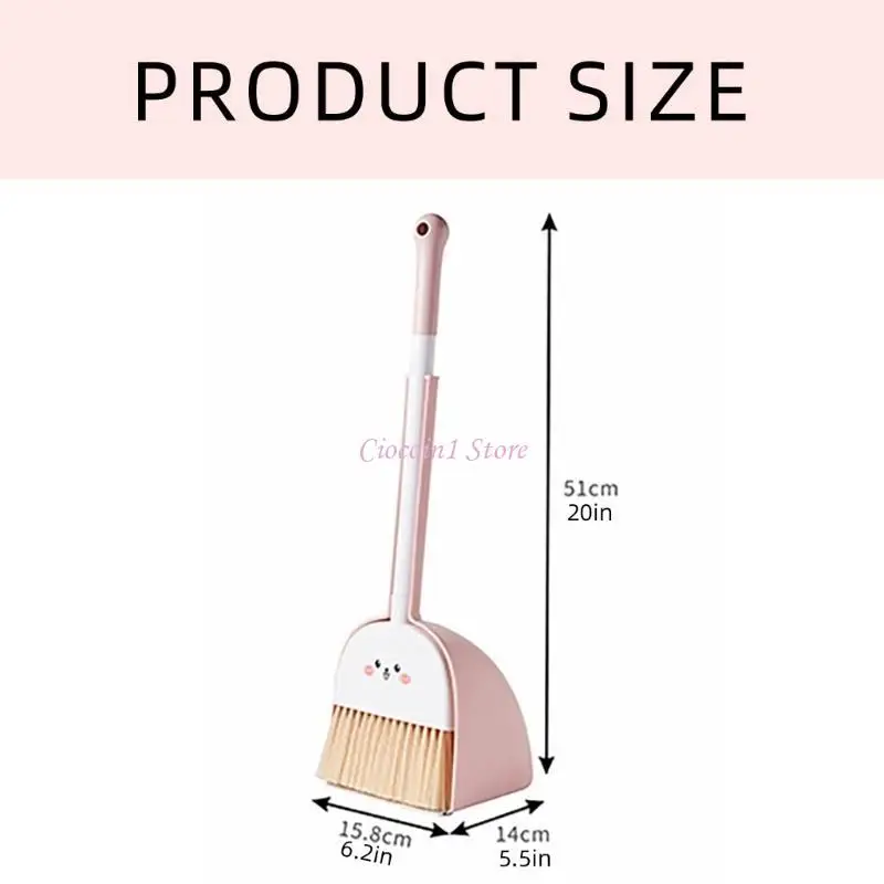 Y1ub Toddler fait semblant nettoyage balais jouets punaises pour les enfants usage quotidien