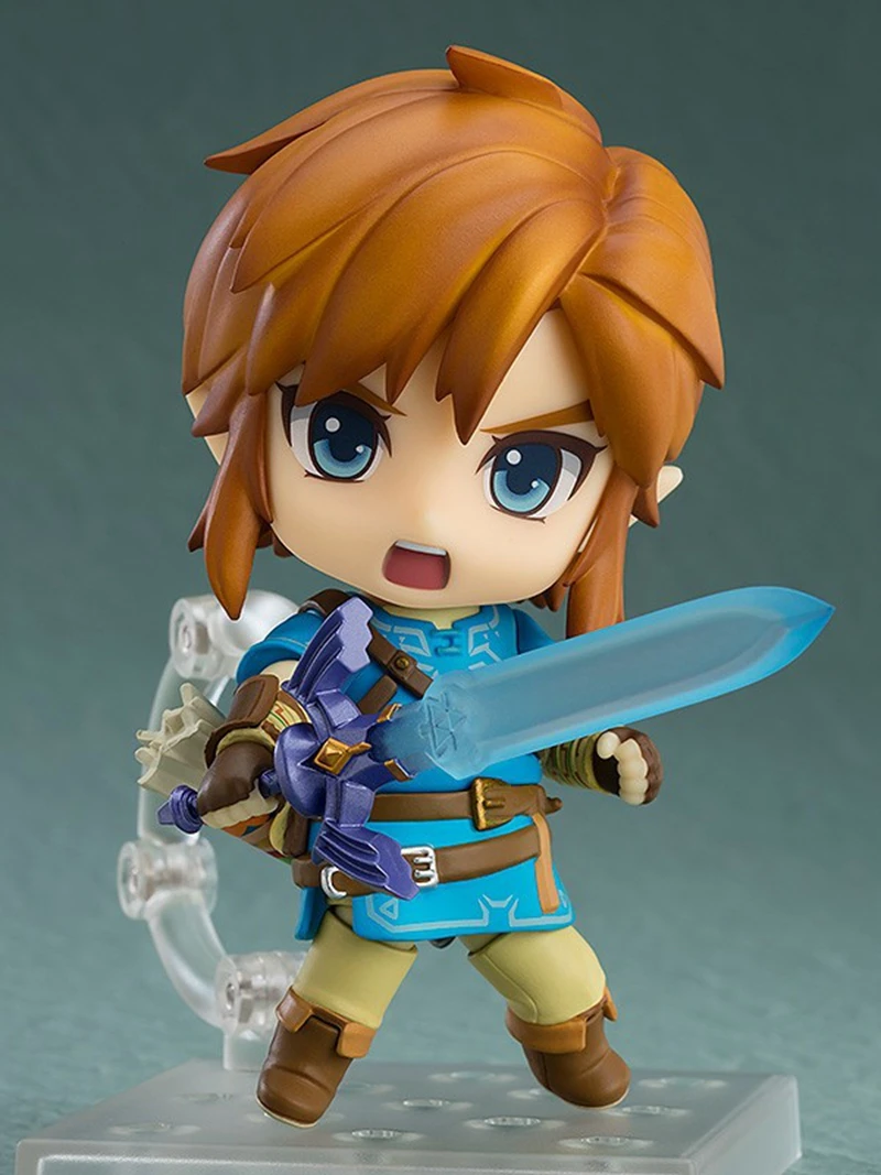 10 cm # Figura de acción de Zelda de la saga The Legend of Zelda: Breath of the Wild 1212 # Figura de Anime 733-DX, Modelo Coleccionable de PVC, Muñeco de Juguete