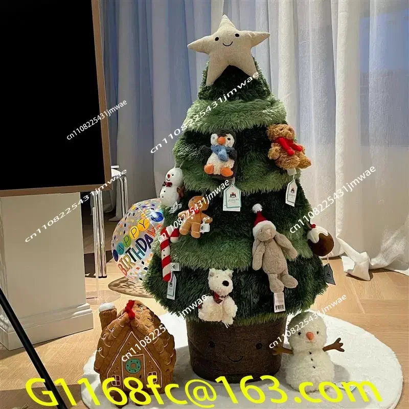 90cm Christmas Tree Large Christmas Decoration Scene Decoration Doll Snowman Doll Pendant part