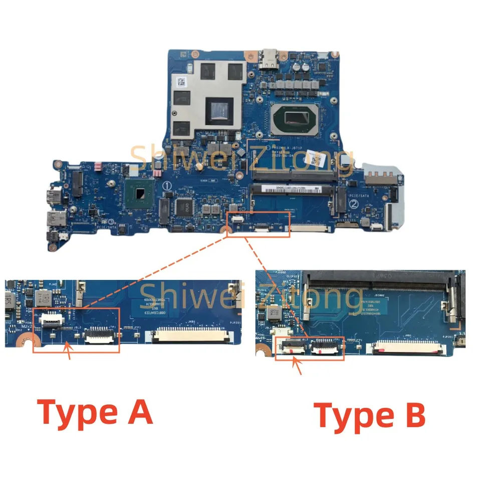 For Acer Nitro 5 AN515 AN517-52 AN515-55 Laptop Motherboard I5 I7