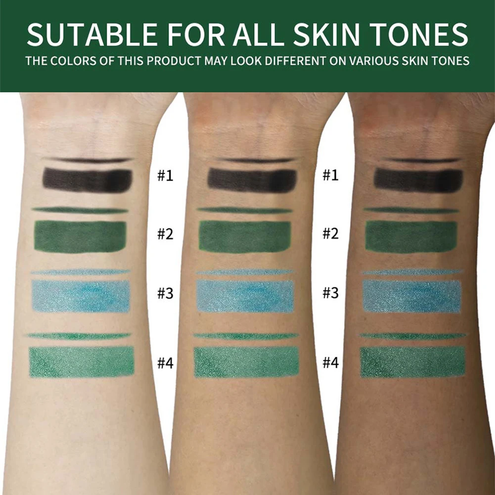 Delineador egípcio natural da moda, forma de pó artesanal, cosméticos para os olhos, à prova de manchas, efeito duradouro aumenta a cor, para maquiagem diária