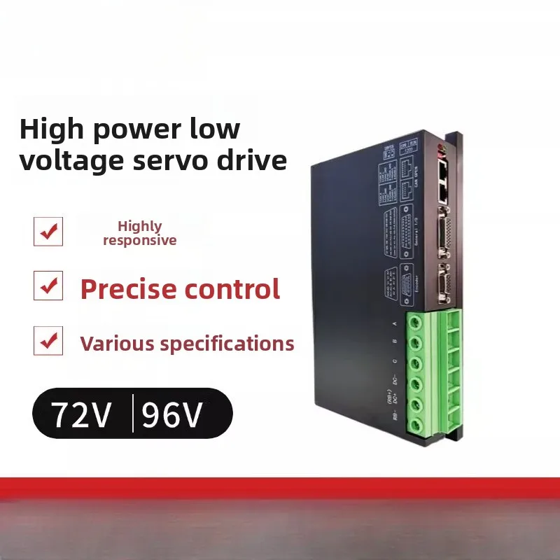 

Низковольтный сервопривод постоянного тока 72В/96В, высокомощный контроллер с шиной CAN для мобильных роботов