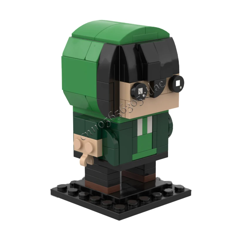 117 pièces MOC Série de figurines TV Vedal Brickheaded, Ensembles de modèles de blocs de construction, Jouet d'assemblage DIY en briques, Cadeaux pour enfants, Collection et présentation