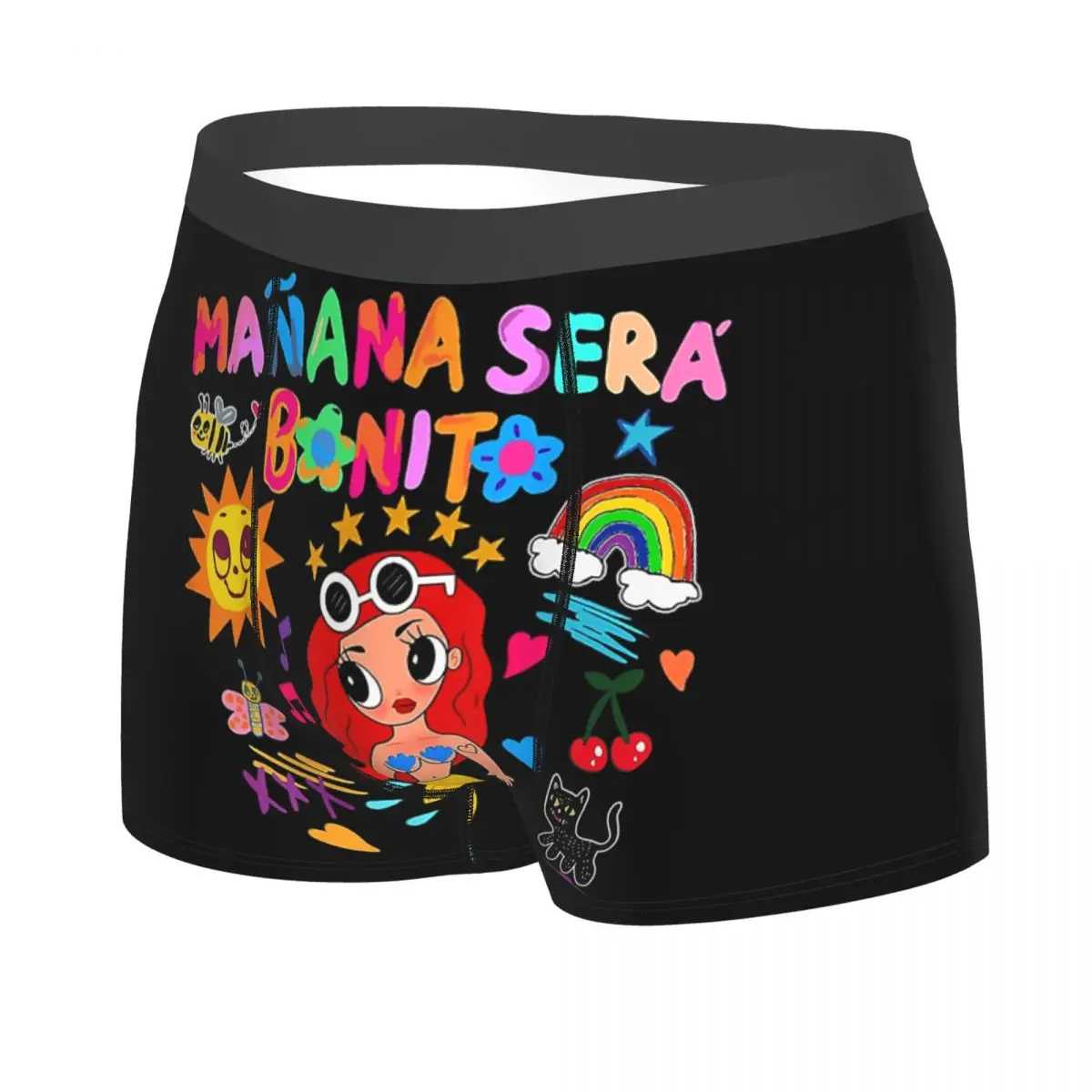 Male Sexy Manana Sera Bonito Colombian Singer Karol G Underwear Boxer Briefs Men Breathbale Shorts Underpants