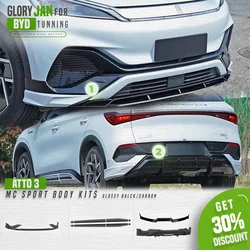 BYD Body kit Per BYD 2022-2023 EV Atto 3 MC Sport Tuning Paraurti Anteriore Labbra Gonna Laterale Diffusore Posteriore Spoiler Auto Tuning parti