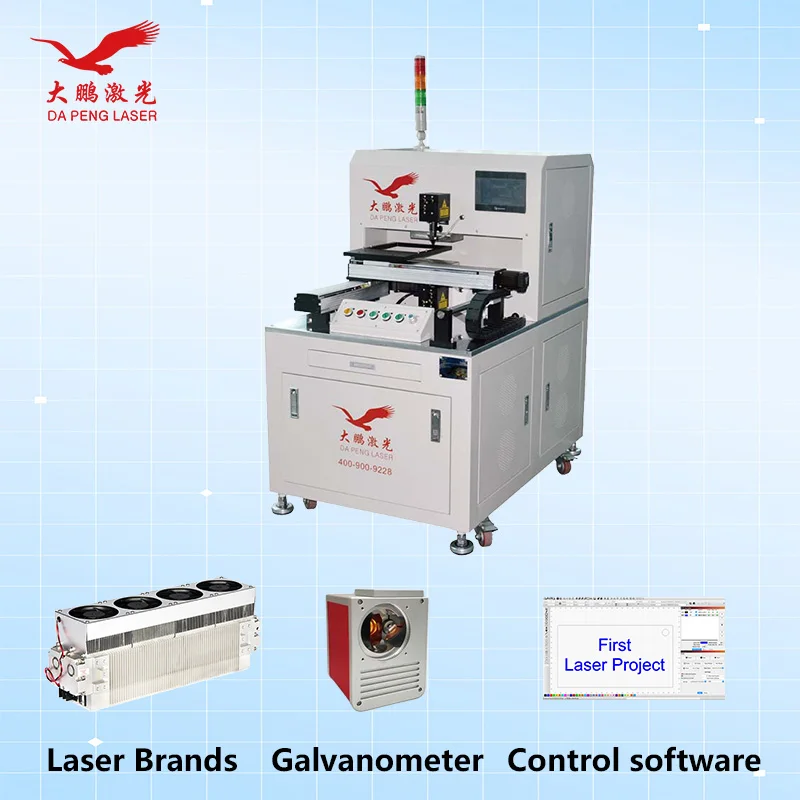 CO2/UV Laser Wire Stripping Machine High Precision Automatic Marking