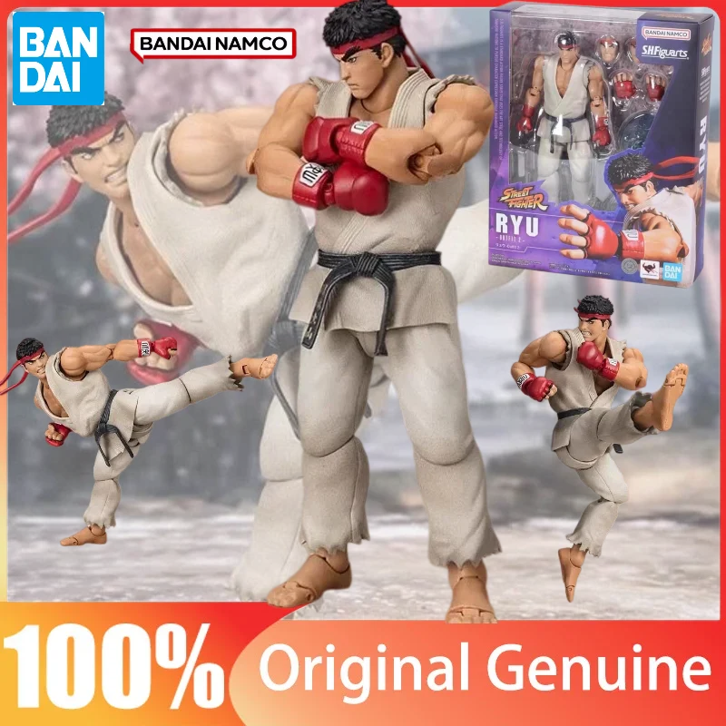 

In Stock Japanese Bandai SHF Street Fighter Ryu Outfit 2 Action Figure Toy Model Gift Collection, 24-hour Delivery