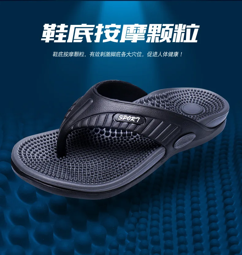 

Мужские легкие сандалии из ЭВА с массажной подошвой, разноцветные, большие размеры, шлепанцы для пляжа, повседневного использования дома и на улице