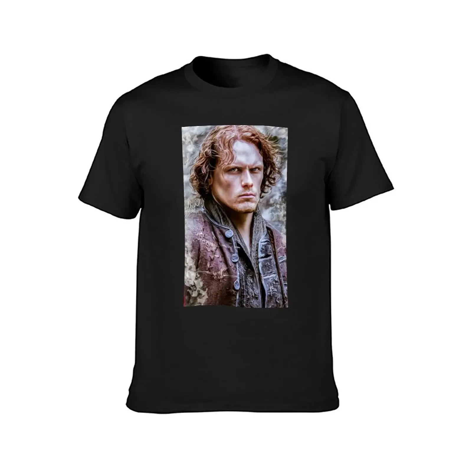 sam heughan T-Shirt Short sleeve tee custom t shirt plus sizes plus size men clothing