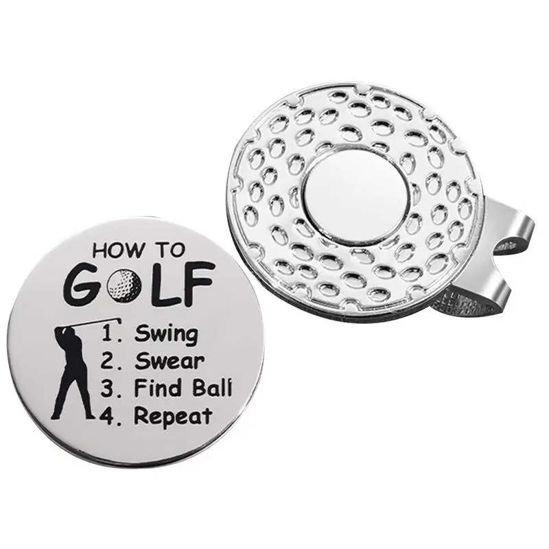 Golf Ball Marker Hat Clip Magnetic Ball Markers Hat Clips Sets Golf Ball Marker Hats Holder Golf Ball Marker Gloves Holders