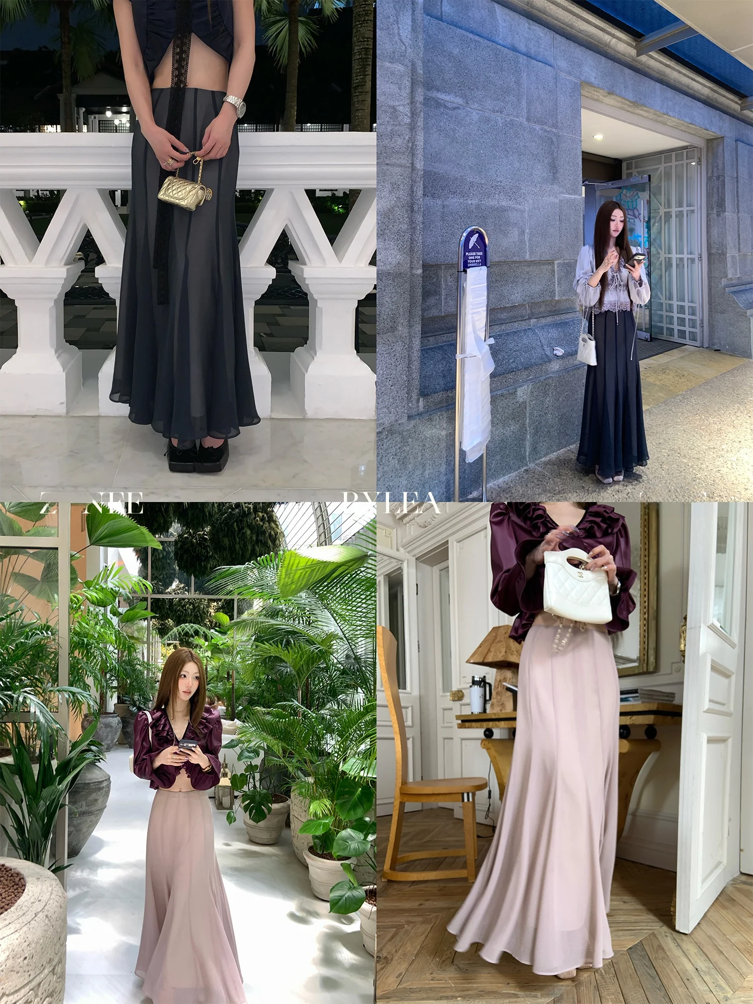 

Оригинальный дизайн, юбка-плиссе с высокой талией и эффектом «рыбий хвост» для женщин, мягкая, с легким блеском, во французском стиле, из полиэфирного волокна, для повседневной носки