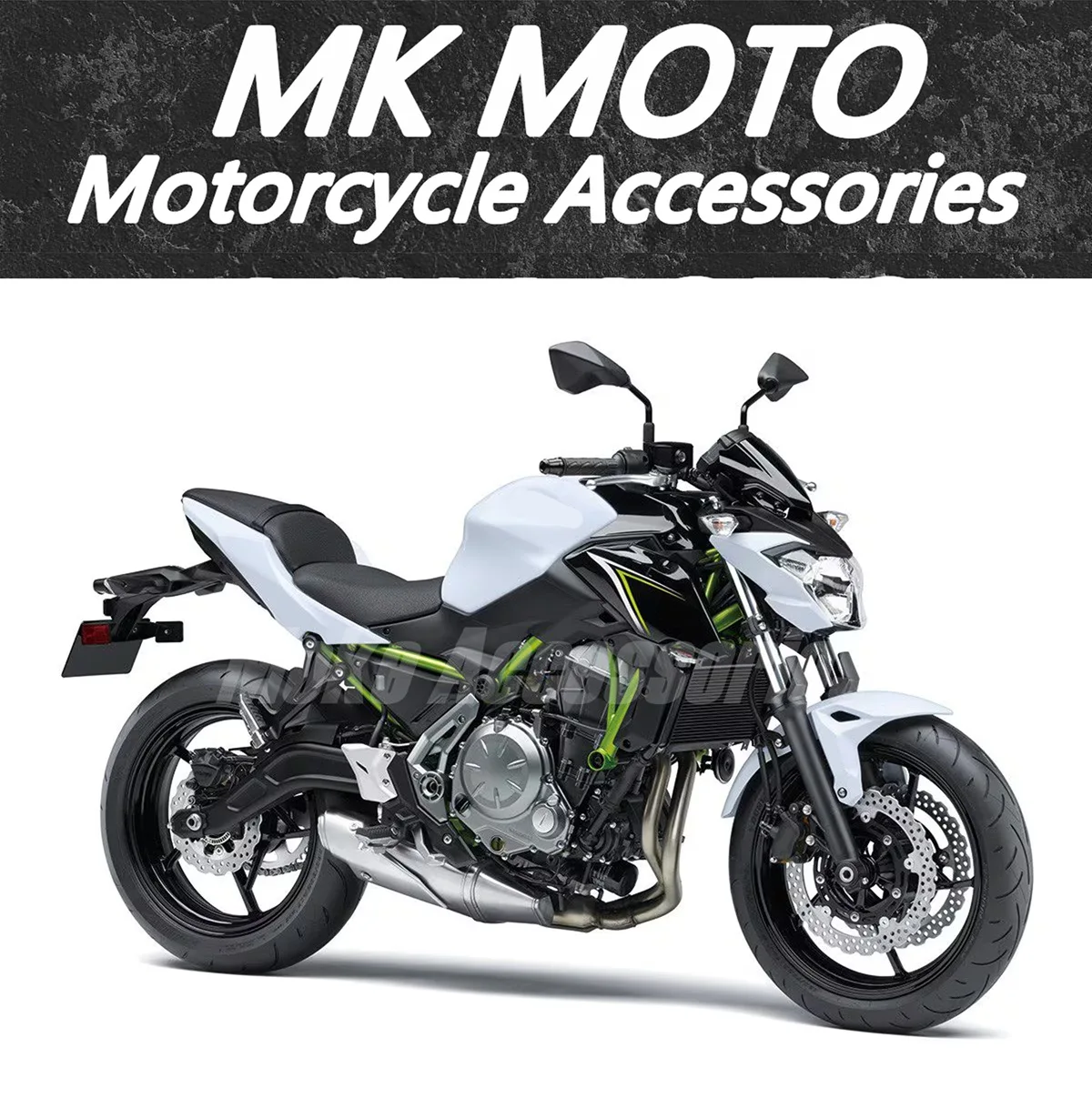 

Moke moto Motorcycle Fairings Kit Fit For Z650 2017 2018 2019 Ninja650 Bodywork Set High Quality ABS Injection Black White