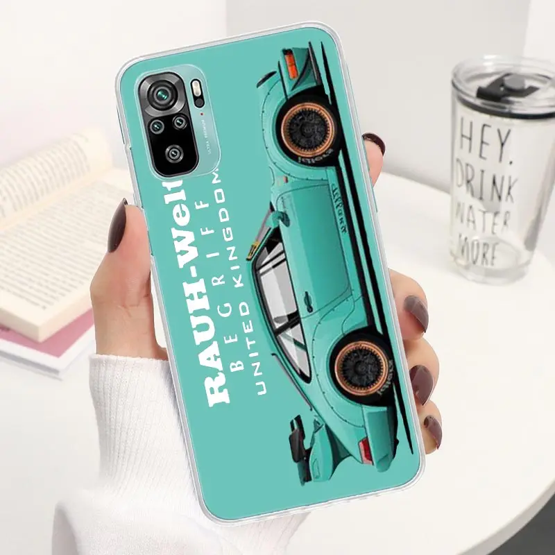 Sports Car Drift RWB 911 964 933 Coque Phone Case For Xiaomi Redmi 12 10 9 9A 9C 9T 12C 8 8A 7 7A 10A 10C 6 6A K20 K30 K40 Pro