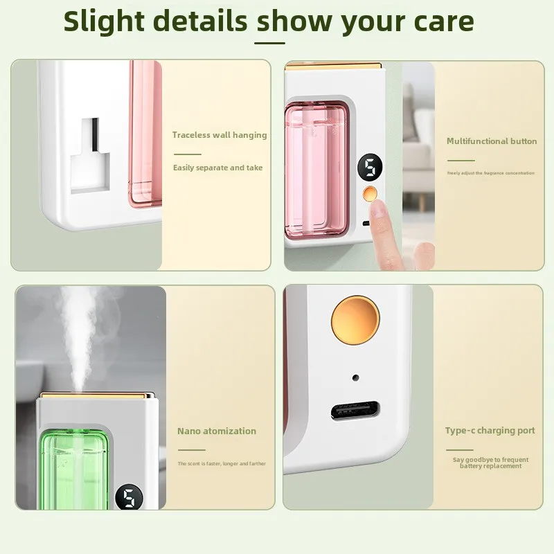 New Upgraded Version of Automatic Perfume Machine Bedroom Aromatherapy Machine Diffuser Home Essential Oil Usb Perfume Machine