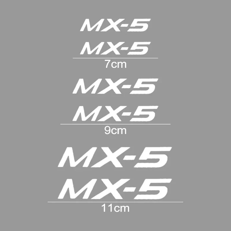 

6Pcs Car Brake Caliper Sticker Auto Wheel Decal Badge for Mazda MX-5 Logo SKYACTIV CX-3 CX-4 CX-6 CX-5 CX7 CX8 CX-9 CX-30 RX8