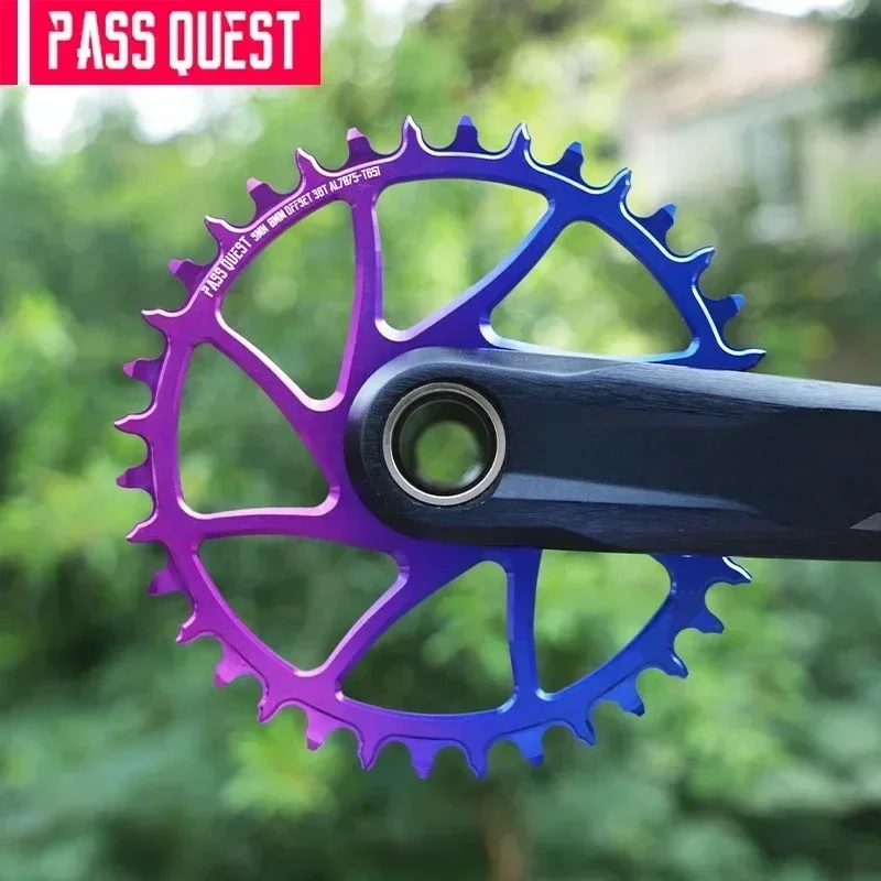 Pass quest 12S catena per bici a montaggio diretto 30 32 34 36 38 40 42T per M7100 M8100 M9100 guarnitura ruota per bicicletta larga stretta