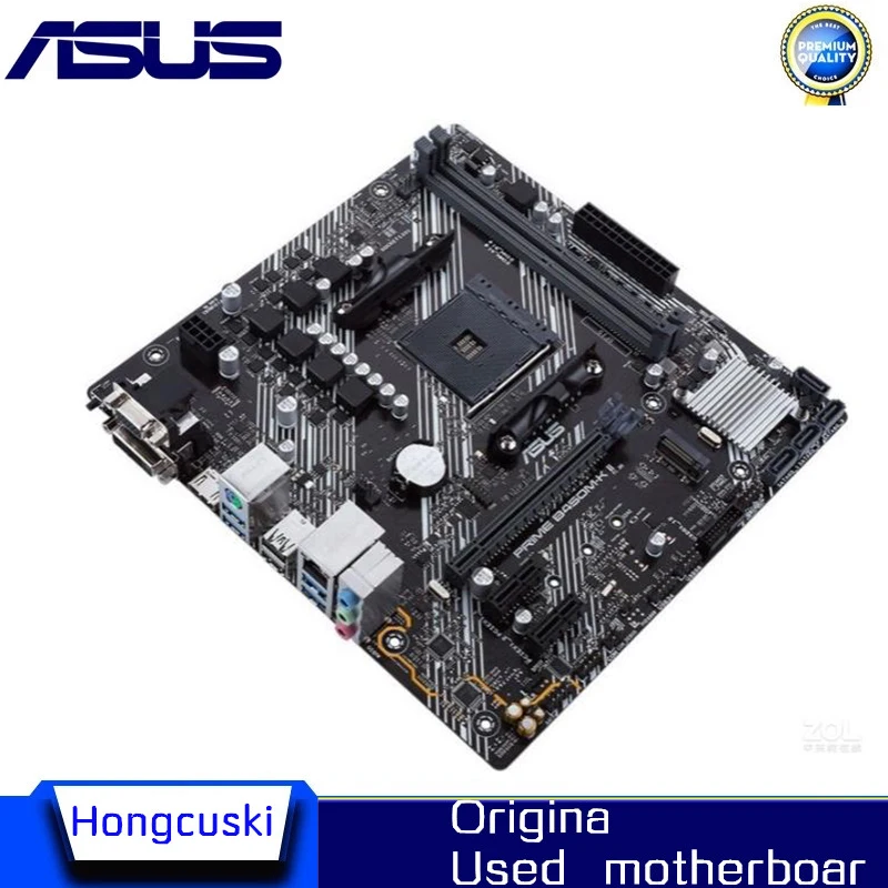 

For ASUS PRIME B450M-K II Used original motherboard Socket AM4 DDR4 B450 Desktop Motherboard