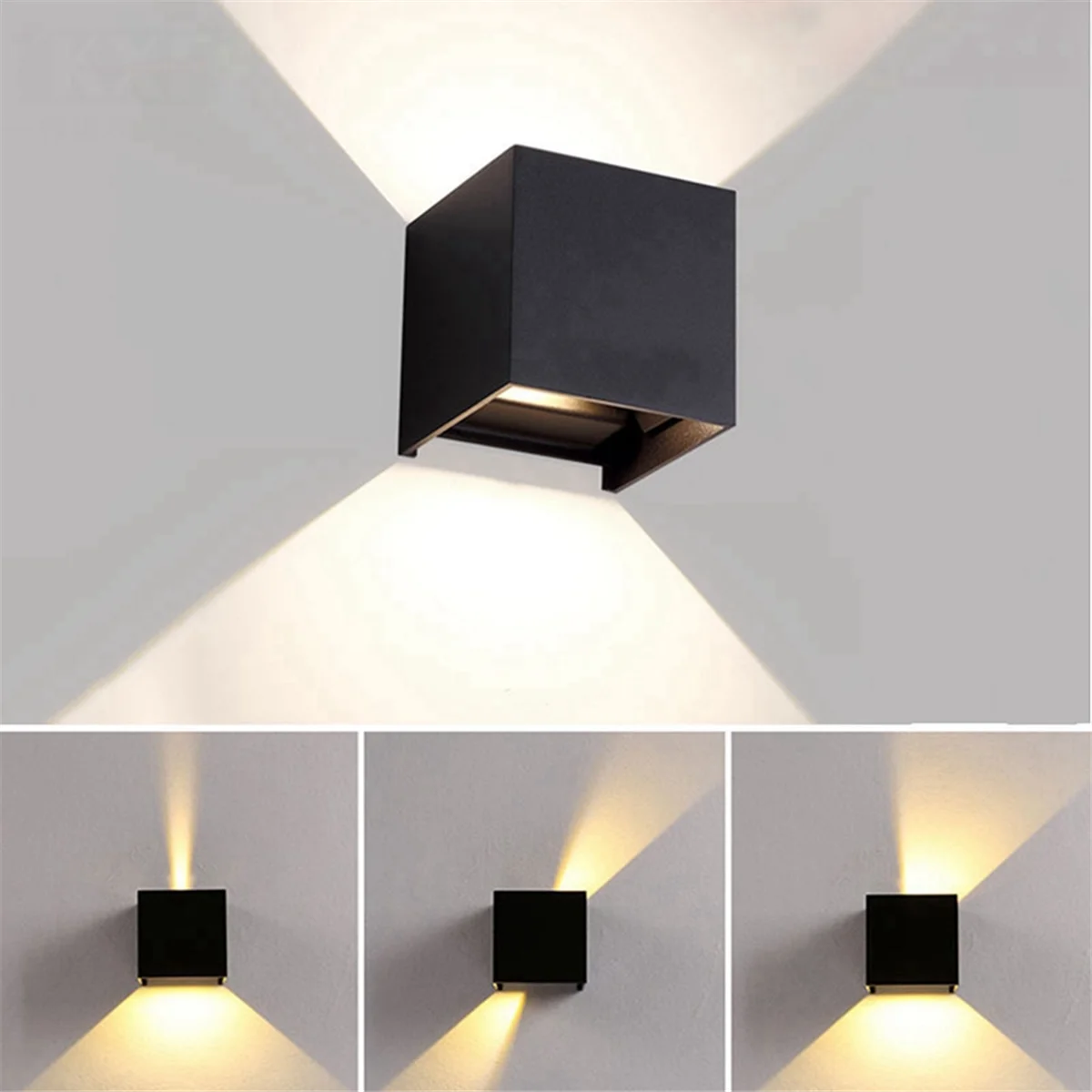 BAAU Simple Outdoor Wall Light Waterproof Balcony Light Exterior Wall Light Outdoor Garage Porch Wall Light