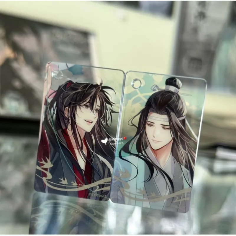 Mo dao zu shi anime chaveiro wei wuxian chaveiro sacos chaveiro pingente de carro crianças amigos presente para fãs coleção ornamento cos