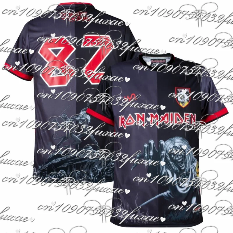 2025 Venta caliente de verano West Ham Iron Maiden Edición especial camiseta uniforme de entrenamiento de fútbol Jersery secado rápido transpirable