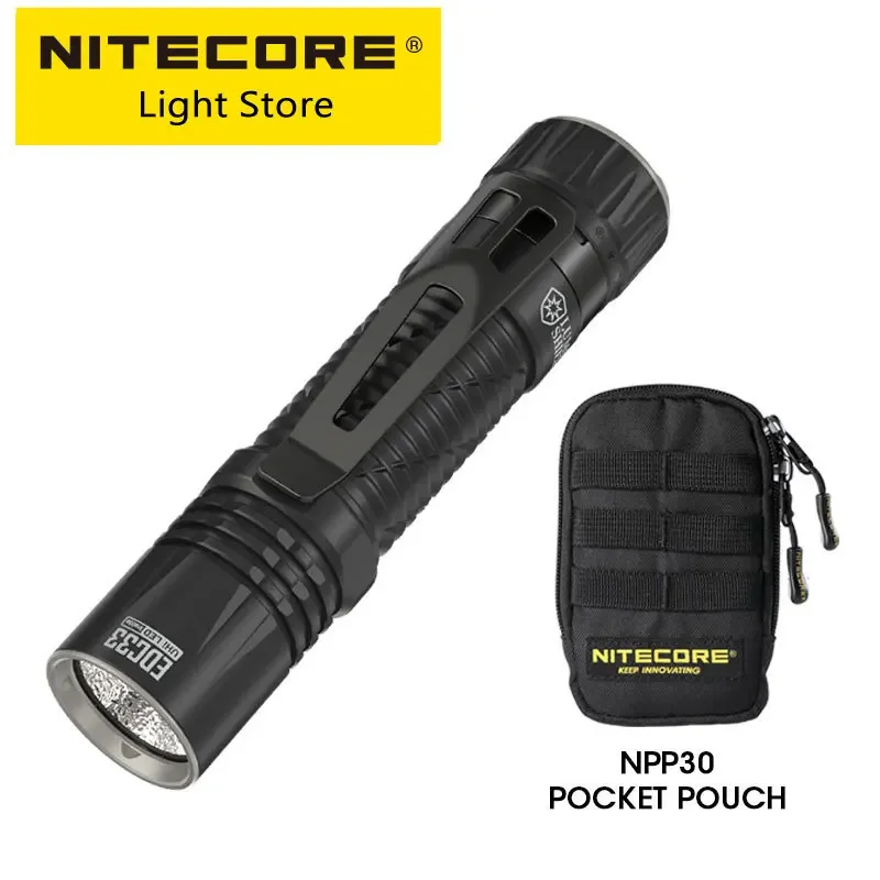 Sale Nitecore EDC33 4000 Lumen LED Tactical Flashlight USB-C Rechargeable Torch Build-in 4000mAh Li-ion Battery Outdoor EDC Lamp